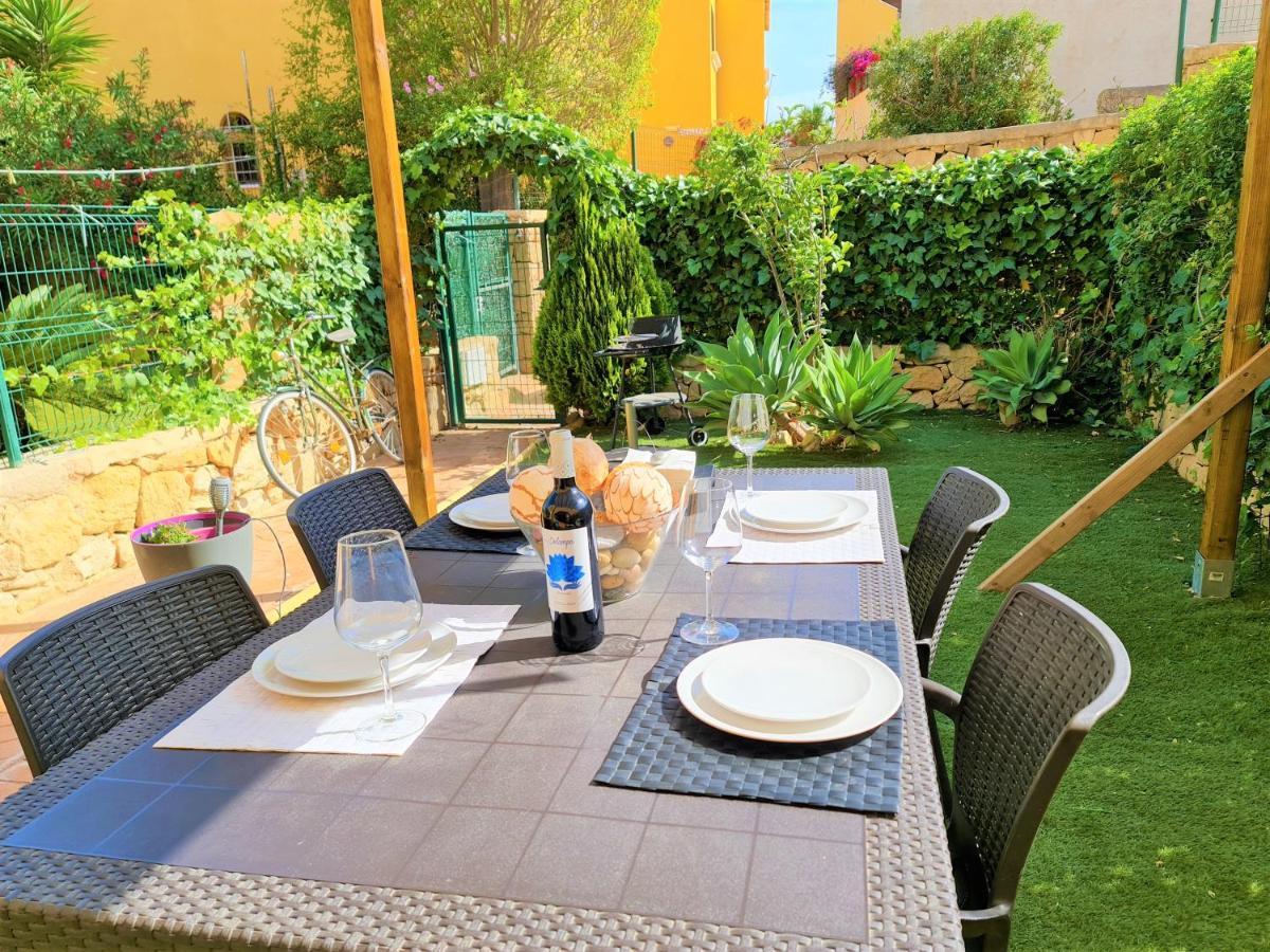 Apartamento con hermoso jardín Isla Plana Buitenkant foto