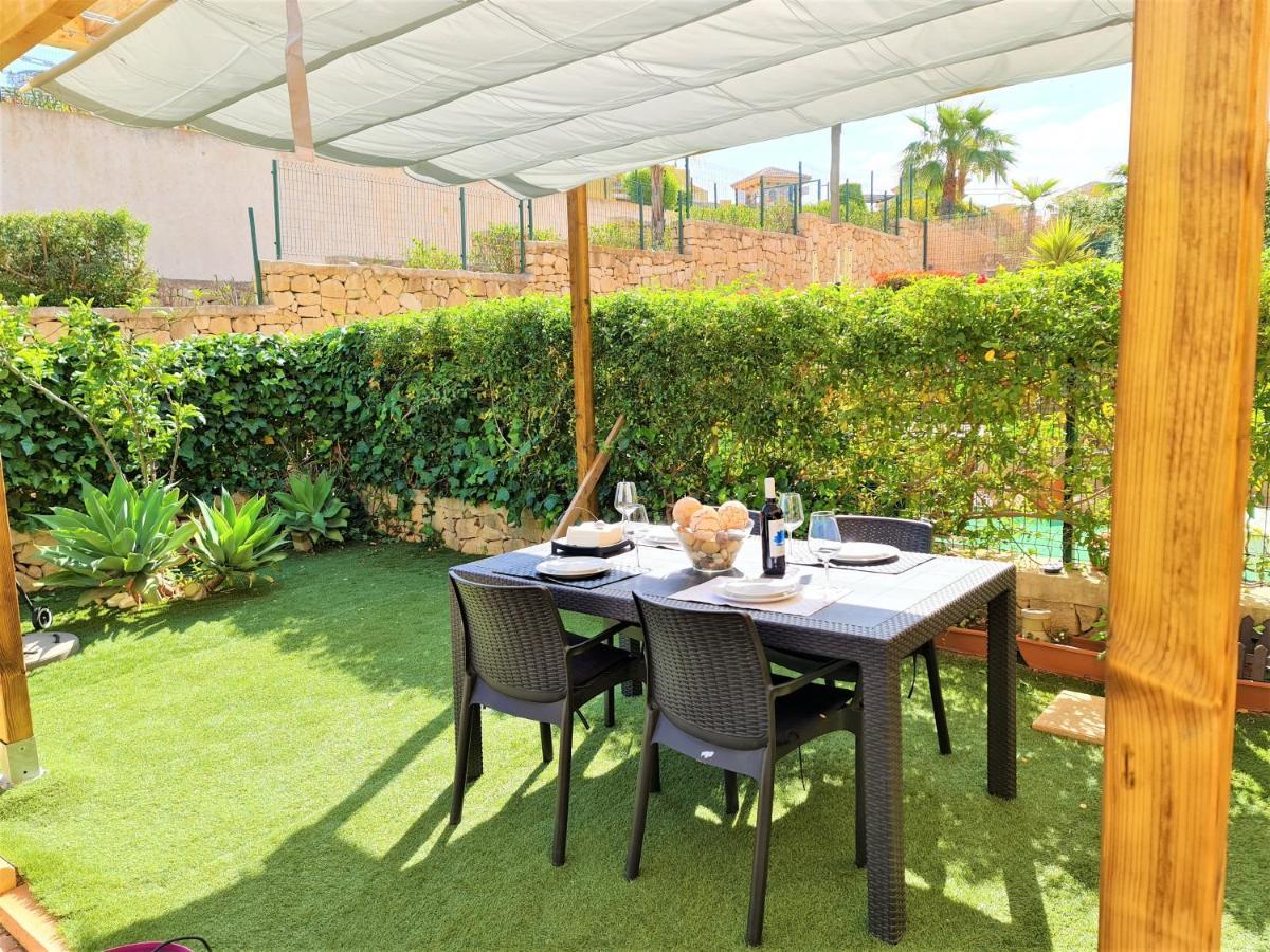 Apartamento con hermoso jardín Isla Plana Buitenkant foto