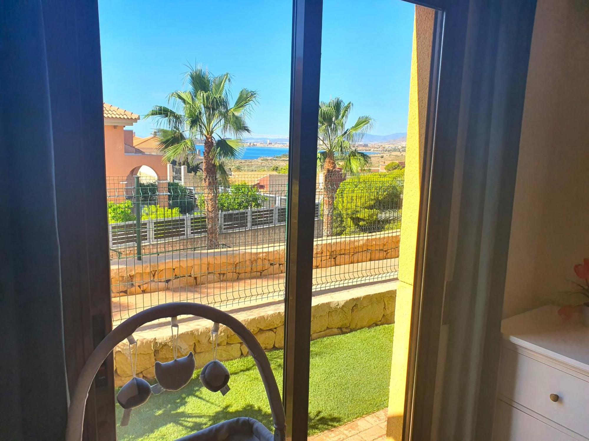 Apartamento con hermoso jardín Isla Plana Buitenkant foto