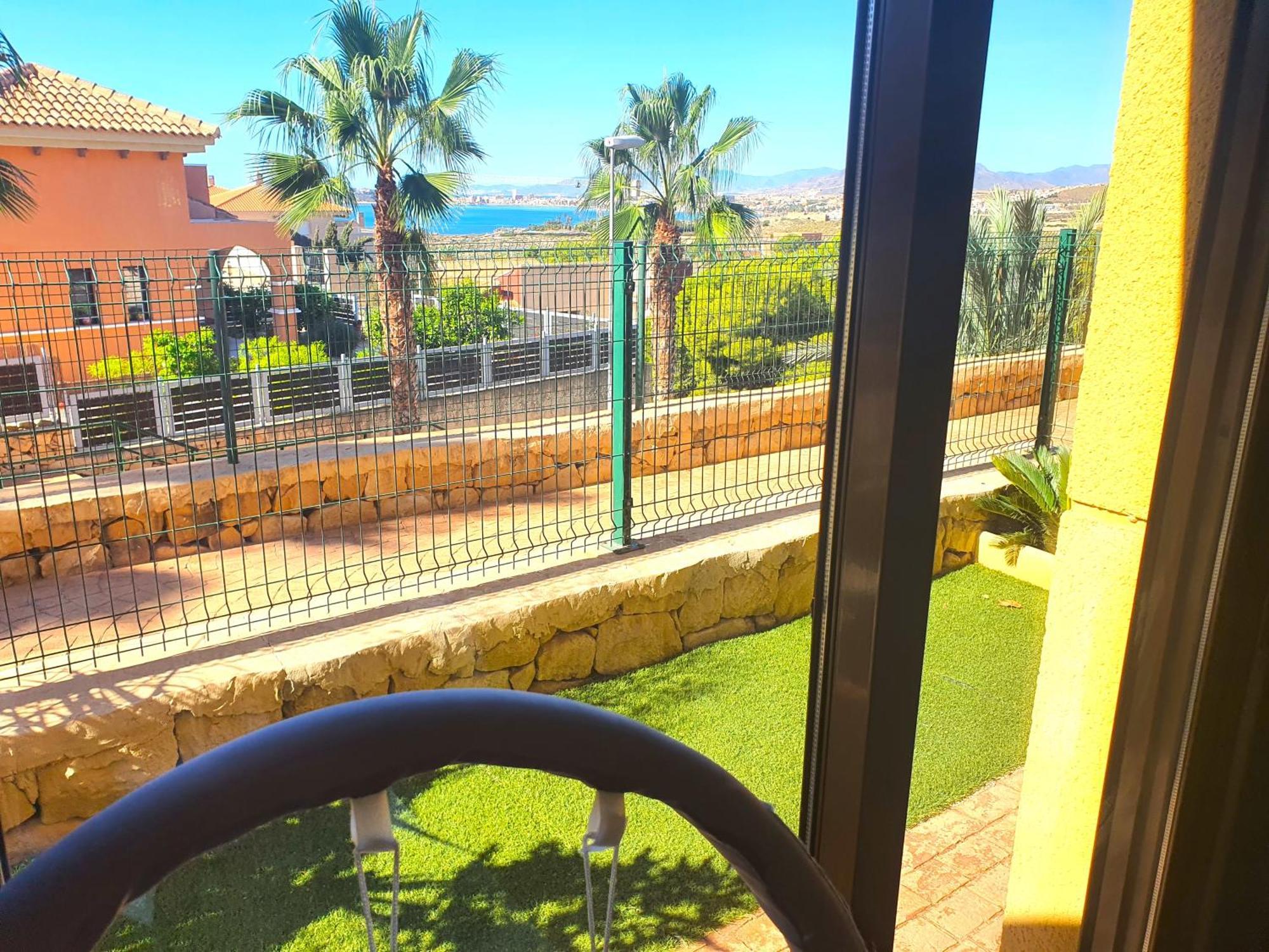 Apartamento con hermoso jardín Isla Plana Buitenkant foto