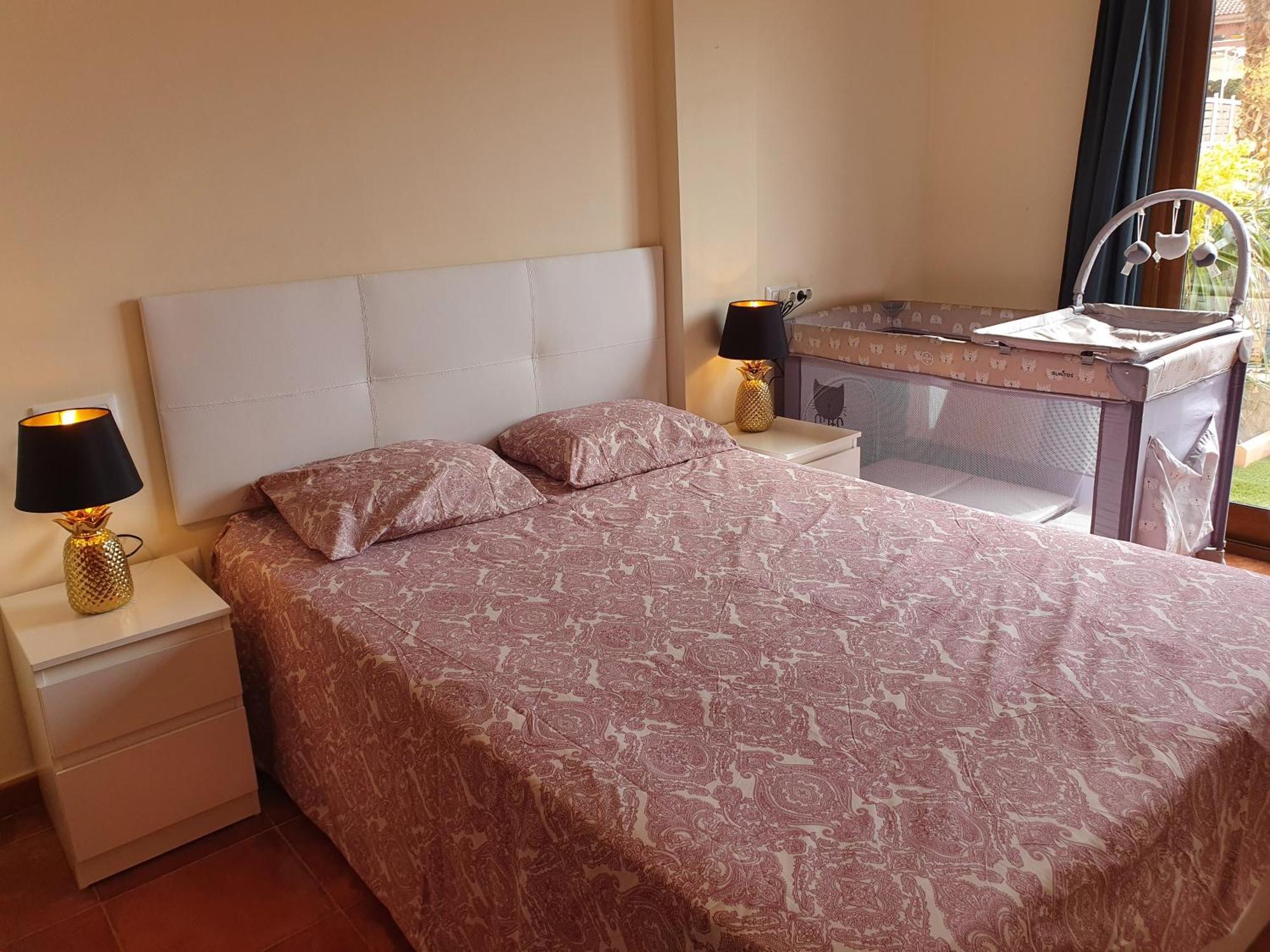 Apartamento con hermoso jardín Isla Plana Buitenkant foto