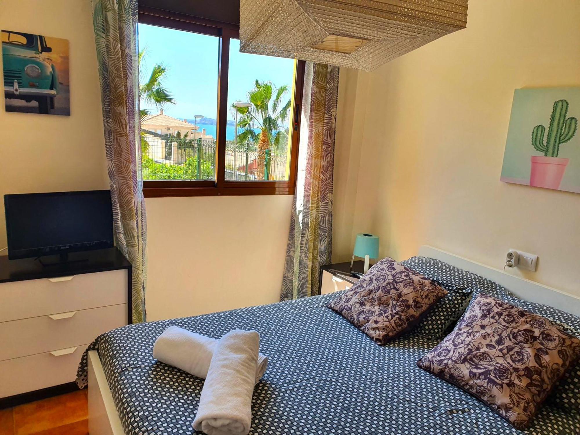 Apartamento con hermoso jardín Isla Plana Buitenkant foto